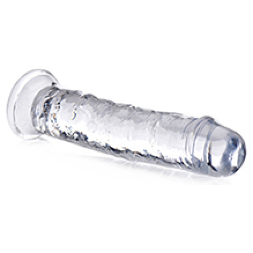 Jock C - Thru 7 Inch Clear Tpe Dildo