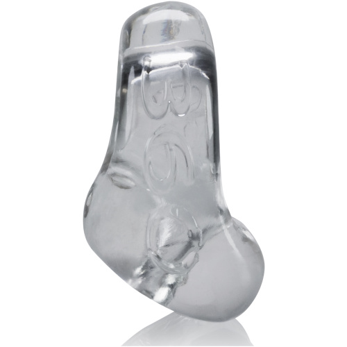 360 2- Way Cockring + Ballsling - Clear