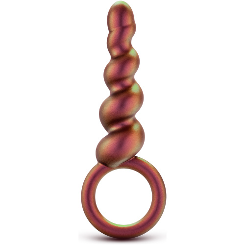 Anal Adventures Matrix - Spiral Loop Plug - Copper