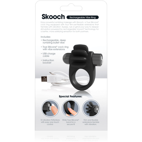 Charged Skooch Ring - Black