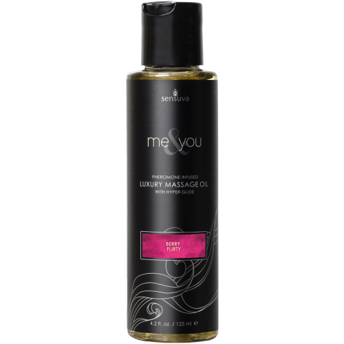 Me and You Luxury Massage Oil - Berry Flirt - 4.2  Fl. Oz.