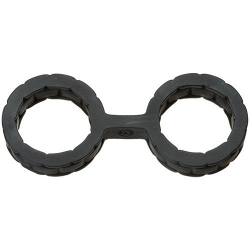 Japanese Bondage - Silicone Cuffs - Small - Black