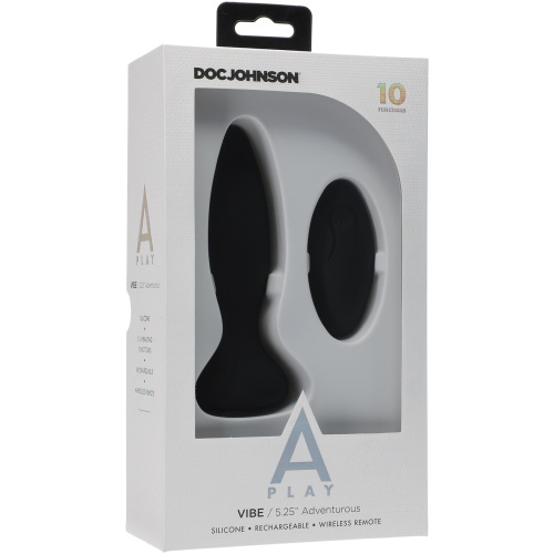 A-Play - Vibe - Adventurous - Rechargeable Silicone Anal Plug With Remote
