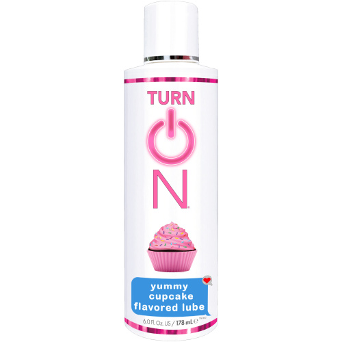 Turn on Yummy Cupcake Flavored Lube - 6 Fl. Oz.