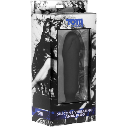 Tom of Fin Silicone Vibrating Anal Plug - Medium
