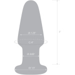3.5 Inch Glass Butt Plug