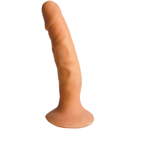 Skinsations Latin Lover Series Playful Partner Strap-on 8 Inches - Brown