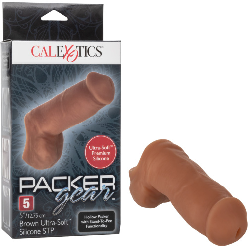 Packer Gear 5 Inch Ultra-Soft Silicone Stp Packer - Brown
