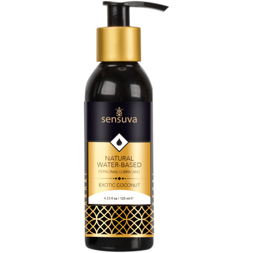 Natural Water-Based Personal Lubricant 4.23 Fl.  Oz. - Exotic Coconut