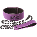 Lust Bondage Collar - Purple