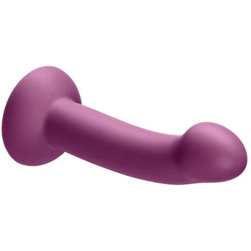 Ergo Super Flexi III Dong Soft and Flexible Liquid Silicone With Vibrator - Plum