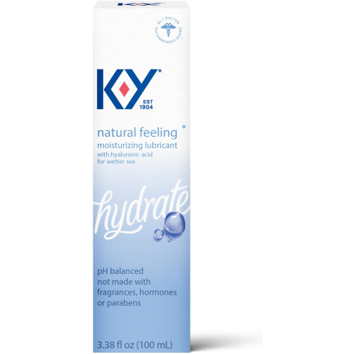 K-Y Natural Feeling Lube With Hyaluronic Acid -  3.38  Fl Oz / 100 ml