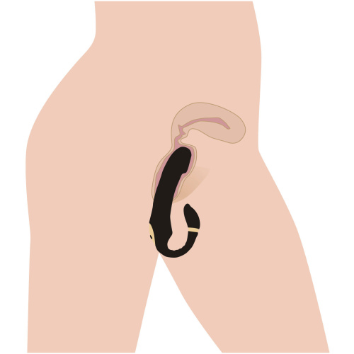 10x Pleasure Pose Come Hither Silicone Vibe With Poseable Clit Stim