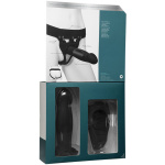 Body Extensions - Hollow Bulbed Strap-on 2-Piece  Set - Black