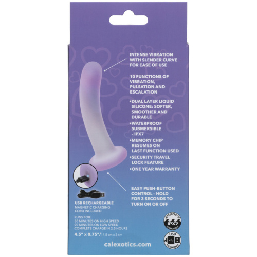 Lavender Haze Slender Curved Probe - Purple
