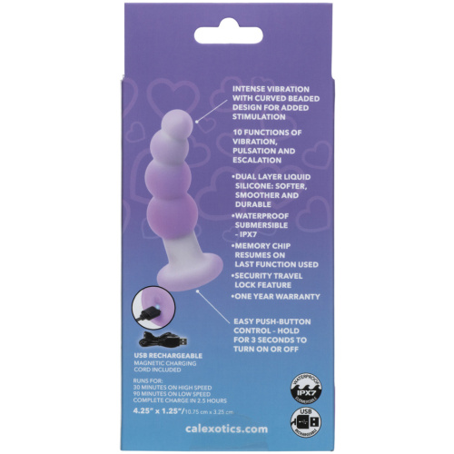 Lavender Haze Beaded Curved Probe - Purple