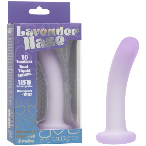 Lavender Haze Slender Curved Probe - Purple