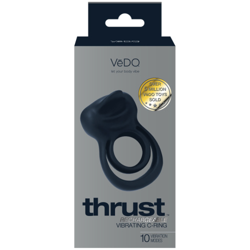 Thrust Rechargeable Dual C-Ring - Black