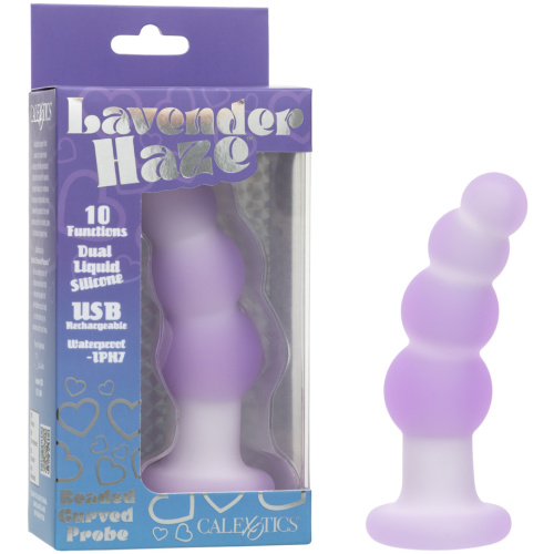 Lavender Haze Beaded Curved Probe - Purple