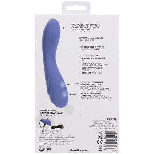 Calexotics Connect Warming Wand - Purple