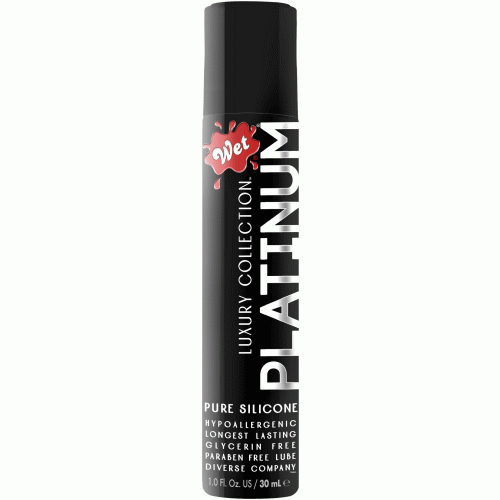 Wet Platinum Luxury Silicone Lubricant - 1 Fl. Oz.