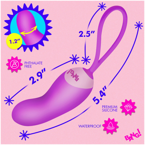 Silicone Mini Vibe With Remote - Purple