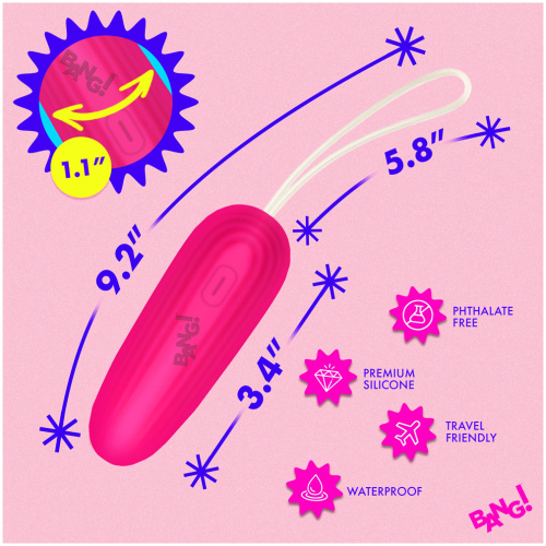 Silicone Vibrating Egg - Pink
