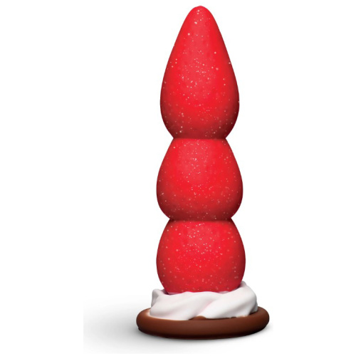 Strawberry Sweet Cream Premium Silicone Dildo