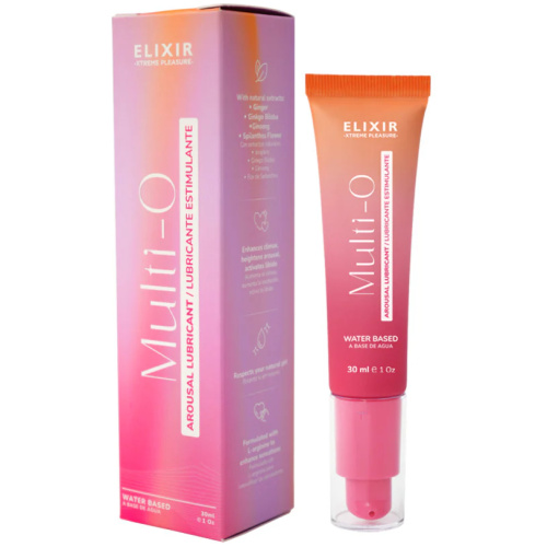 Elixir Multi O Arousal Lubricant 30ml 1 Fl Oz