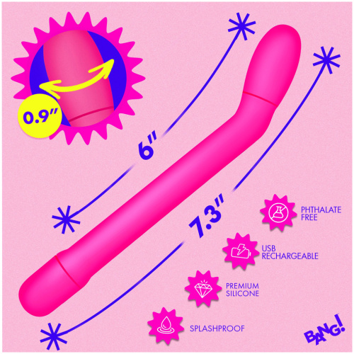 Slim G-Spot Vibrator - Pink