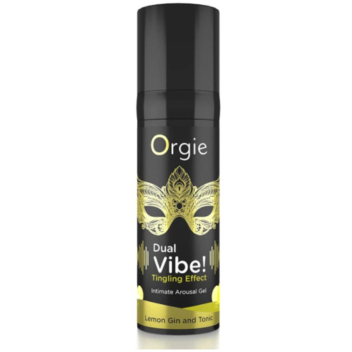 Dual Vibe Gin and Tonic Lemon Kissable Liquid Vibrator 15ml