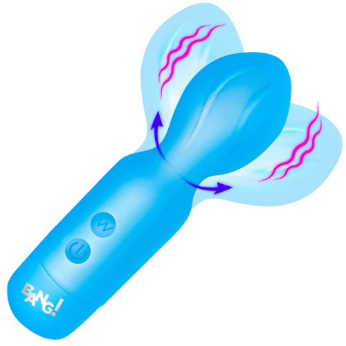 18x Vibrating Silicone Mini Wand - Blue