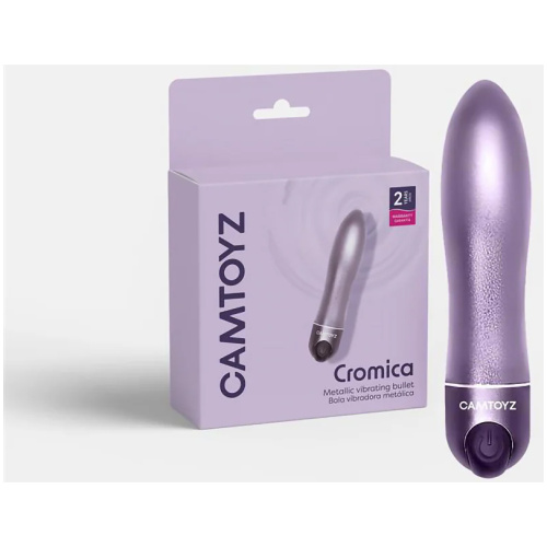 Cromica Camtoyz Metallic Vibrating Bullet - Purple