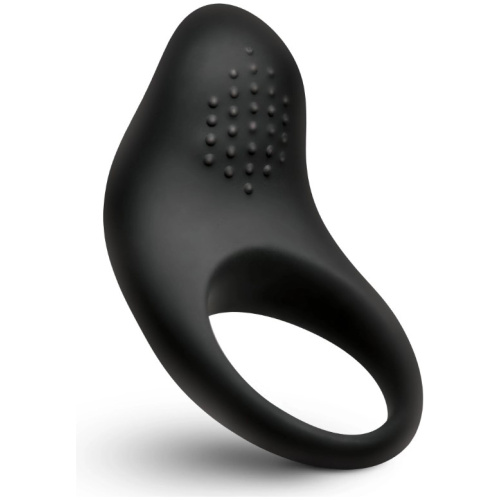 Vibrating Silicone Cock Ring - Black