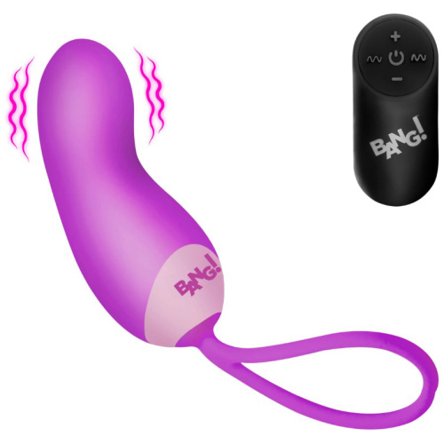 Silicone Mini Vibe With Remote - Purple