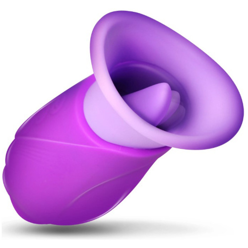 Licking Violet Sucking and Licking Vibrator Purple