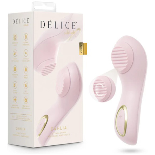Delice Dahlia Stimulating Personal Massager - Pink