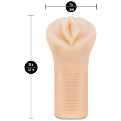 Enlust Emma Male Masturbator With Bullet Vibrator - Beige