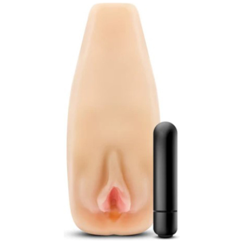 Enlust Sabrina Male Masturbator With Bullet Vibrator - Beige