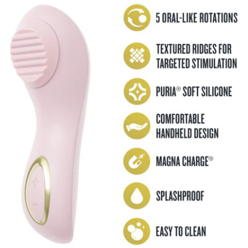 Delice Dahlia Stimulating Personal Massager - Pink