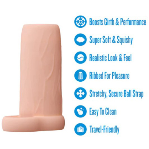 Performance 3.5 Inch Enhancement Sleeve - Beige