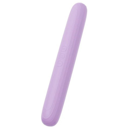 Play With Me Silicone Double Ended Vibrator - Purple