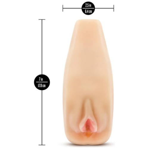 Enlust Sabrina Male Masturbator With Bullet Vibrator - Beige