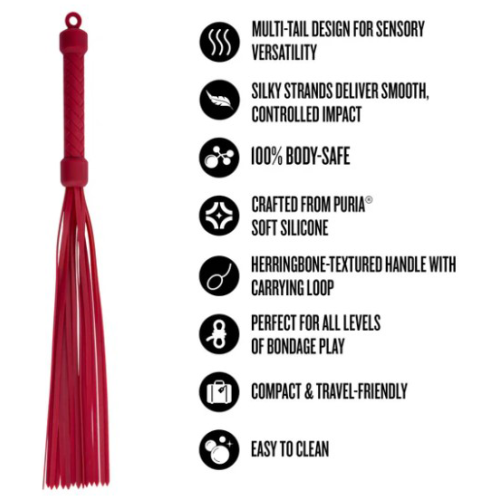 Temptasia Ardor - Flogger - Red