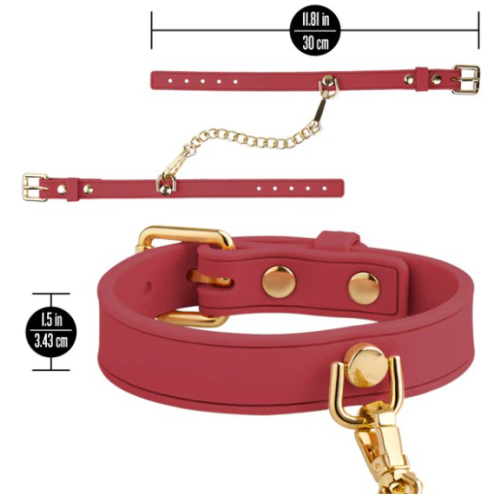 Temptasia Ardor Wrist and Ankle Restraints​ Red