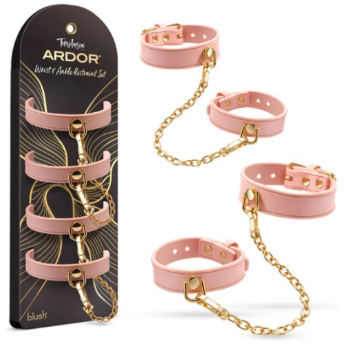 Temptasia Ardor Wrist and ​Ankle Restraints​ - Pink