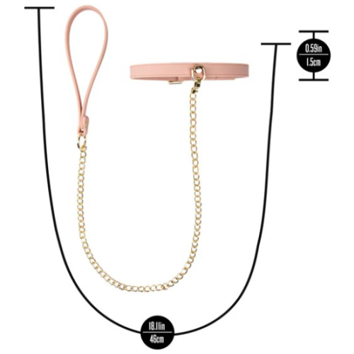 Temptasia Ardor - Collar and Leash​ - Pink