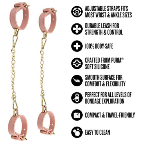 Temptasia Ardor Wrist and ​Ankle Restraints​ - Pink