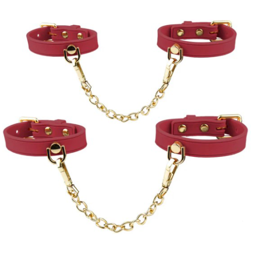 Temptasia Ardor Wrist and Ankle Restraints​ Red